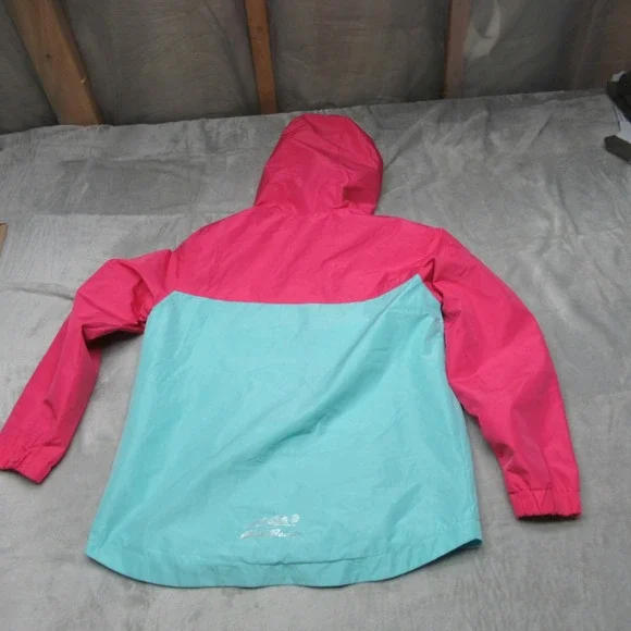 Eddie Bauer Jacket Kids Medium 10/12 Pink Waterproof Removable Liner 3in1 NEW
